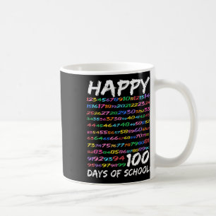 Glücklicher 100. Schullehrer Kinder 100 Tage Ma Kaffeetasse