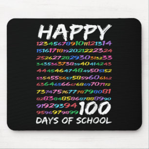Glücklicher 100. Schullehrer Kinder 100 Tage Ma Mousepad