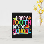 Glücklicher 100. Schullehrer Kinderhapp Karte (Gelbe Blume)