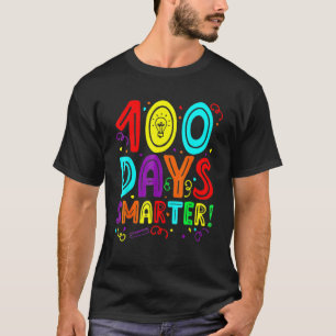 Glücklicher 100. Schultag 100 Tage intelligenter L T-Shirt