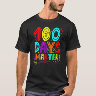 Glücklicher 100. Schultag 100 Tage intelligenter L T-Shirt