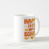 Glücklicher 100. Schultag - Kaffeetasse (VorderseiteRechts)