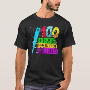 Glücklicher 100. Schultag Lehrer Kinder 100 Tage I T-Shirt