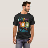 glücklicher 100. Schultag T-Shirt (Vorne ganz)