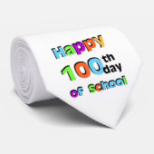 Glücklicher 100. Tag der Schule Krawatte (Gerollt)