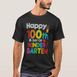 Glücklicher 100. Tag des Kindegarten Lehrers oder T-Shirt