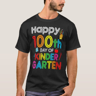 Glücklicher 100. Tag des Kindegarten Lehrers oder  T-Shirt