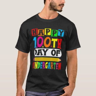 Glücklicher 100. Tag des Kindergartenlehrers Schül T-Shirt