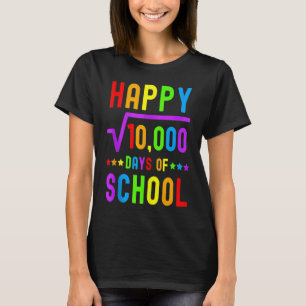 Glücklicher 100 Tage Schultag Mathelehrer 100 Tage T-Shirt