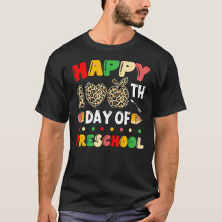 Glücklicher 100. Vorschullehrer T-Shirt