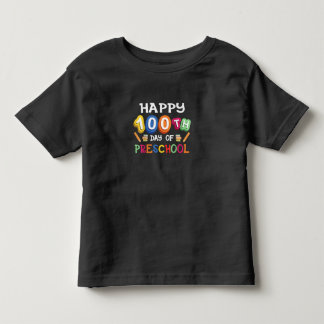 Glücklicher 100. Vorschultag Kleinkind T-shirt