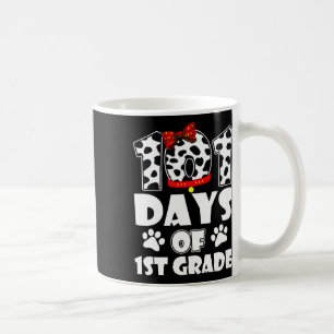 Glücklicher 101. Schultag 1. Klasse Hund 100 Tage Kaffeetasse