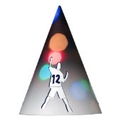 Glücklicher 12. Geburtstagstanz Partyhütchen (Vorderseite)