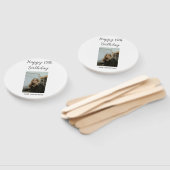 Glücklicher 15. Geburtstag hinzufügen Namen Foto T Fächer (Non-assembled)