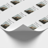 Glücklicher 15. Geburtstag hinzufügen Namen Foto T Geschenkpapier (Ecke)