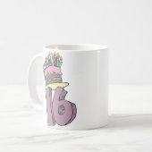 Glücklicher 16. Geburtstag! Kaffeetasse (Vorderseite Links)