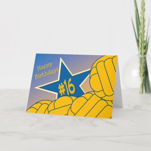 Glücklicher 16. Geburtstag zu meinem Karte (Vorderseite)