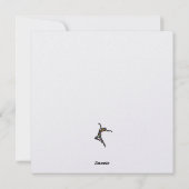 GLÜCKLICHER 18. GEBURTSTAG - GOLD FRAME FEIERTAGSKARTE (Rückseite)