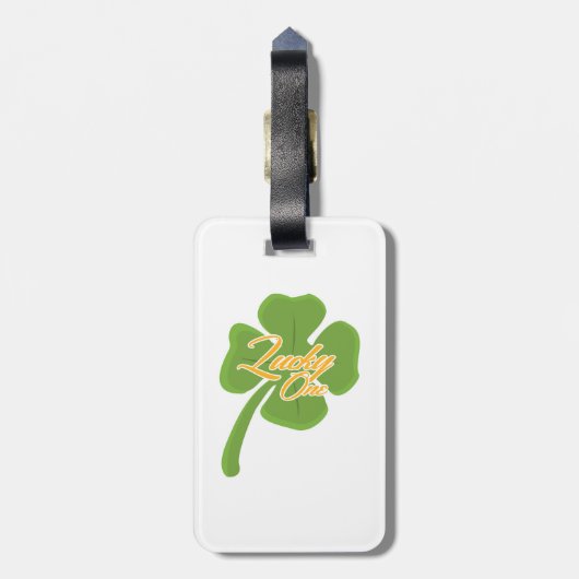 Glücklicher 1 Gepäckträger Gepäckanhänger (Rückseite vertikal)