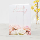 Glücklicher 1. Hochzeitstag Karte (Gelbe Blume)