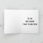 GLÜCKLICHER 1. JAHRESTAG KARTE (Innenseite)