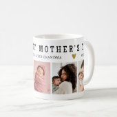 Glücklicher 1. Muttertag als Oma 5 FotoCollage Kaffeetasse (VorderseiteRechts)