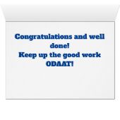 Glücklicher 1. nüchterner Geburtstag (Innenansicht Horizontal (Unten))