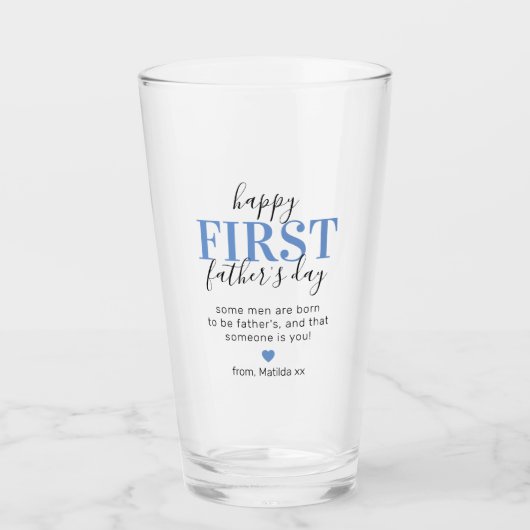 Glücklicher 1. Vater des Vaters Glas (Vorderseite)