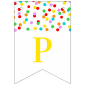 Glücklicher 1. wimpelkette (Dritte Fahne)