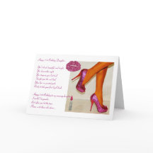 Glücklicher 21. Geburtstag zu einer Tochter