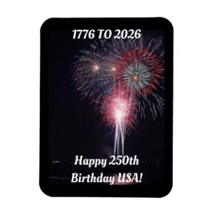 Glücklicher 250. Geburtstag USA Magnet