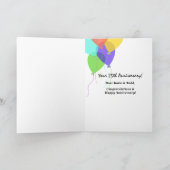 Glücklicher 25. oder JEDES JAHR Jubiläum Gruß Karte (Innenseite)