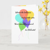 Glücklicher 25. oder JEDES JAHR Jubiläum Gruß Karte (Gelbe Blume)