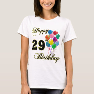 Glücklicher 29. Geburtstag steigt T - Shirt im