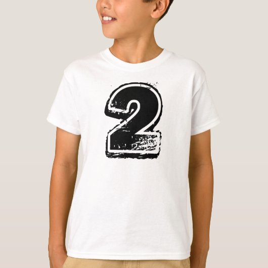 Glücklicher 2. Geburtstag T-Shirt (Vorderseite)