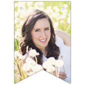 Glücklicher 30. Geburtstag Foto Gold Glitzer Wimpelkette (Erste Fahne)