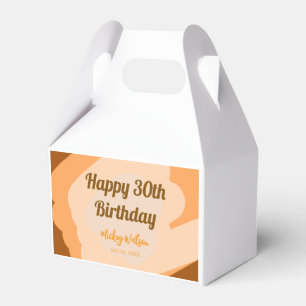 Glücklicher 30. Geburtstag rustikalen hölzern Hall Geschenkschachtel