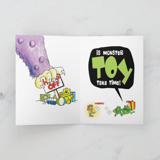 Glücklicher 3. Geburtstag Karte (Innenseite)