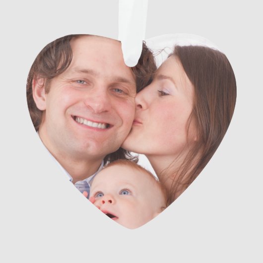 Glücklicher 40. Hochzeitstag Ornament (Rückseite)