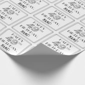 GLÜCKLICHER 49. GEBURTSTAG; Art-Déco-Stil; Individ Geschenkpapier (Ecke)