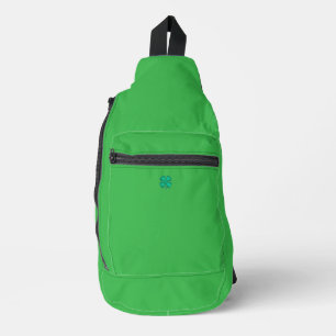 Glücklicher 4-Blatt-Irland-Klee-grüner Rucksack
