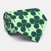 Glücklicher 4 Blatt-Klee Krawatte (Gerollt)