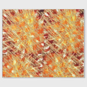 Glücklicher 4. Juli Feuerwerk glänzende Packpapier (Flach)