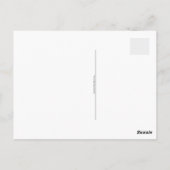 Glücklicher 4. Juli Postkarte mit niedlicher, schw (Rückseite)