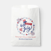 Glücklicher 4. Juli Sommer Pop Personalisiert Geschenktütchen (Vorderseite)