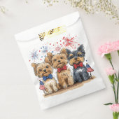 Glücklicher 4. Juli Yorkshire Terrier Dogs Geschenktütchen (Versiegelt)