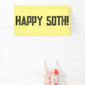 GLÜCKLICHER 50. GEBURTSTAG-BANNER BANNER (InSitu)