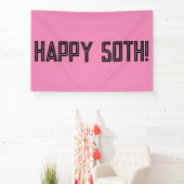 GLÜCKLICHER 50. GEBURTSTAG-BANNER BANNER (InSitu)