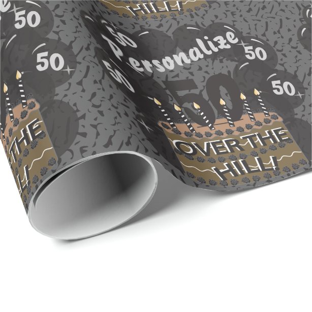 Glücklicher 50 Geburtstag Geschenkpapiere | Zazzle.de