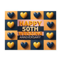 Glücklicher 50. Hochzeitstag